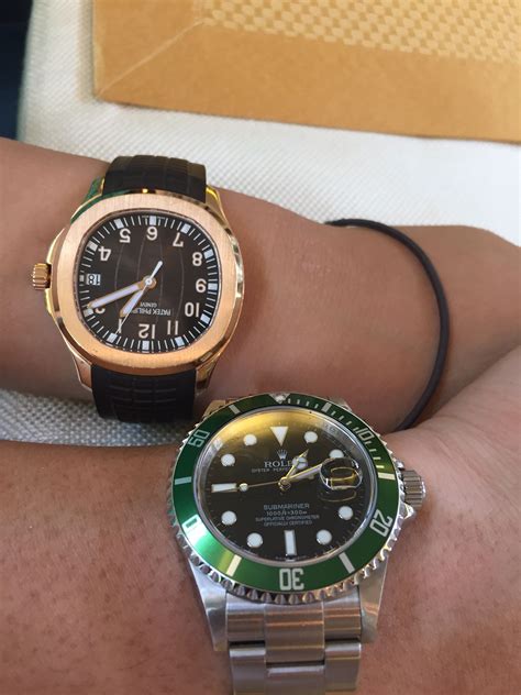 patek philippe aquanaut vs rolex submariner